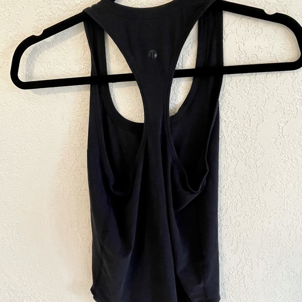 Lululemon racerback tank. Black. Size 4